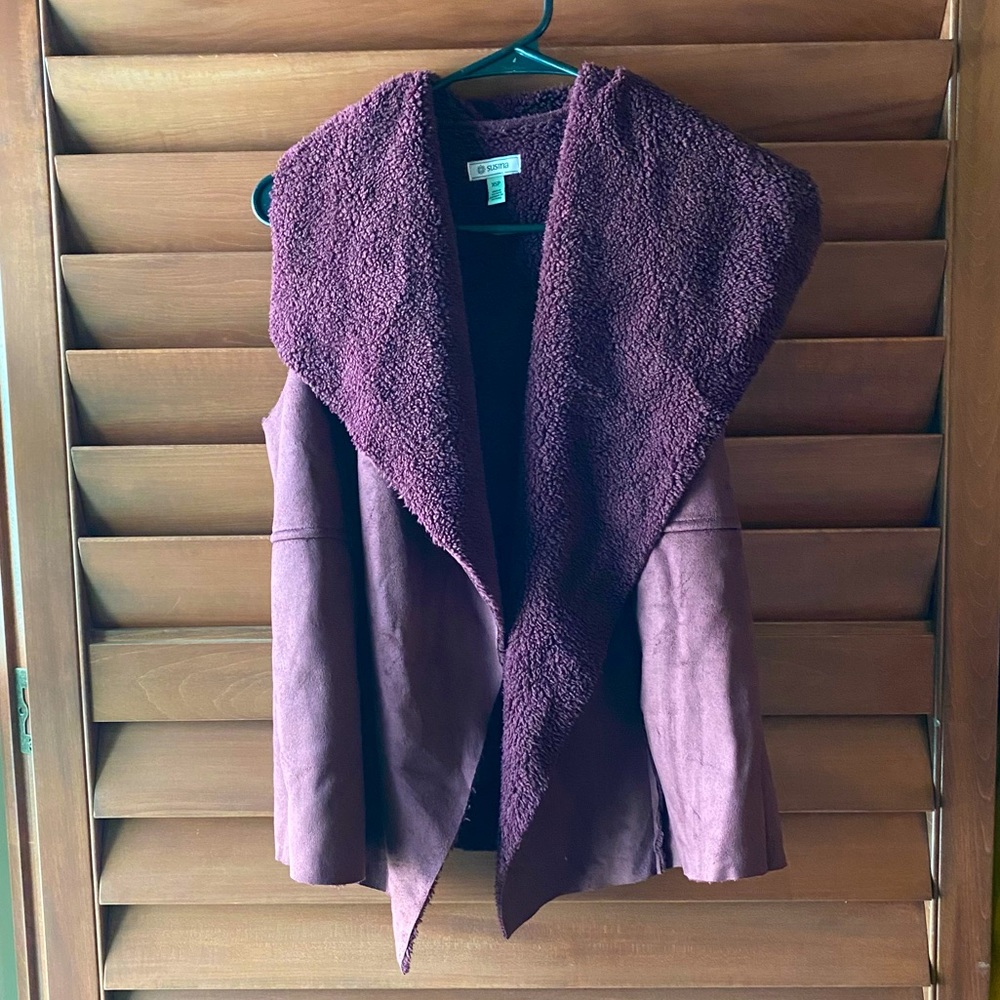 SUSINA Faux Suede Vest